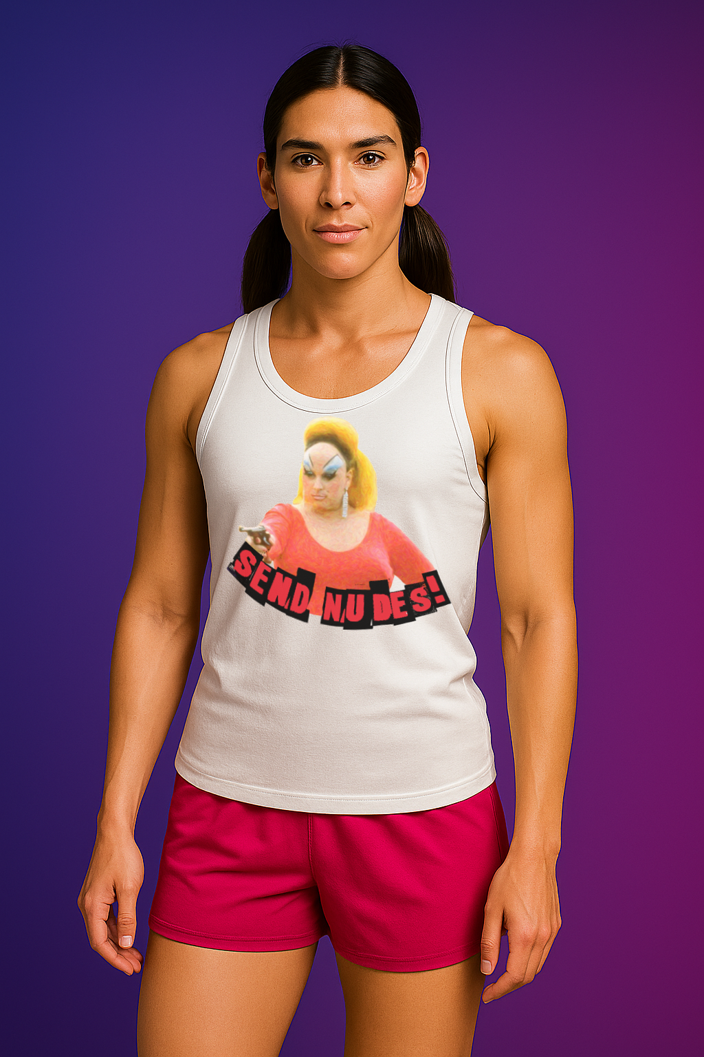 🔫 Send Nxdes – Tank Top Blanca